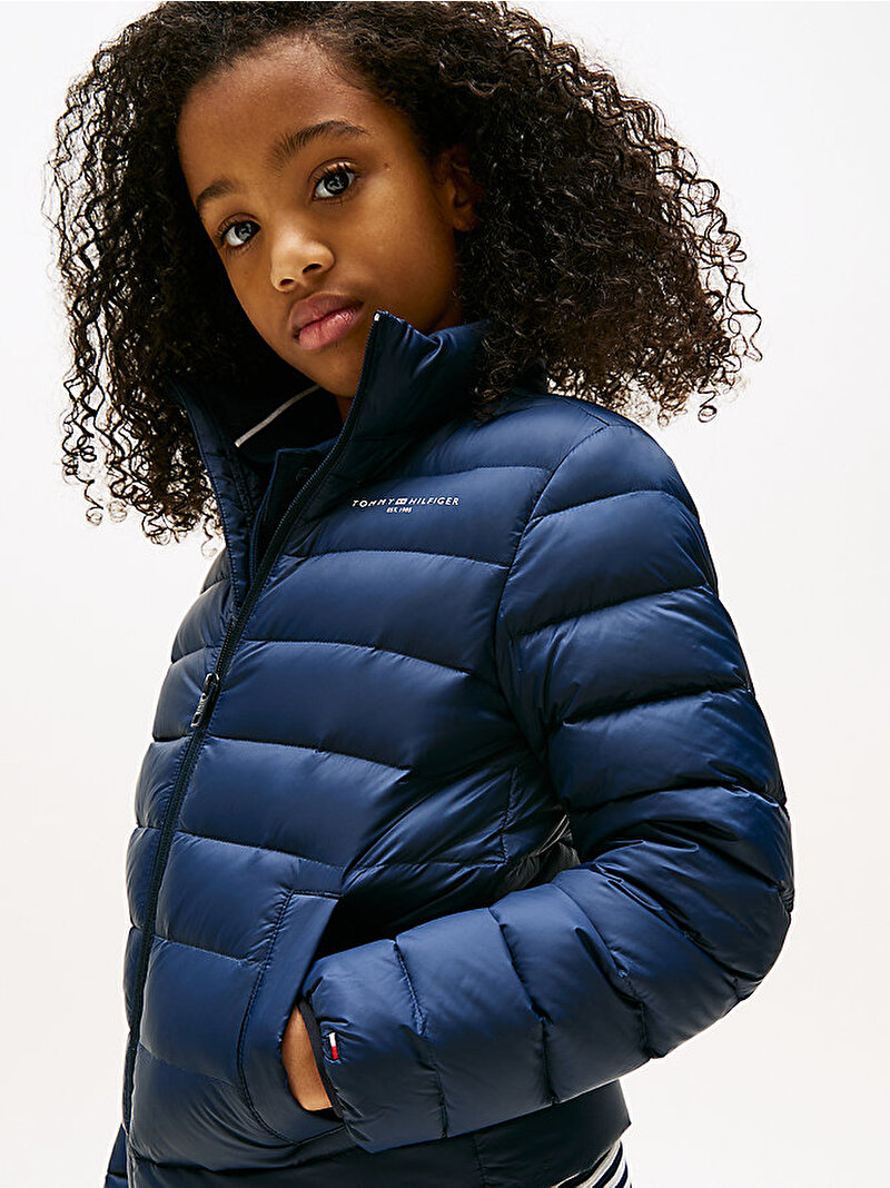 Çocuk Unisex Essential Light Down Mont Lacivert KS0KS00652C1G
