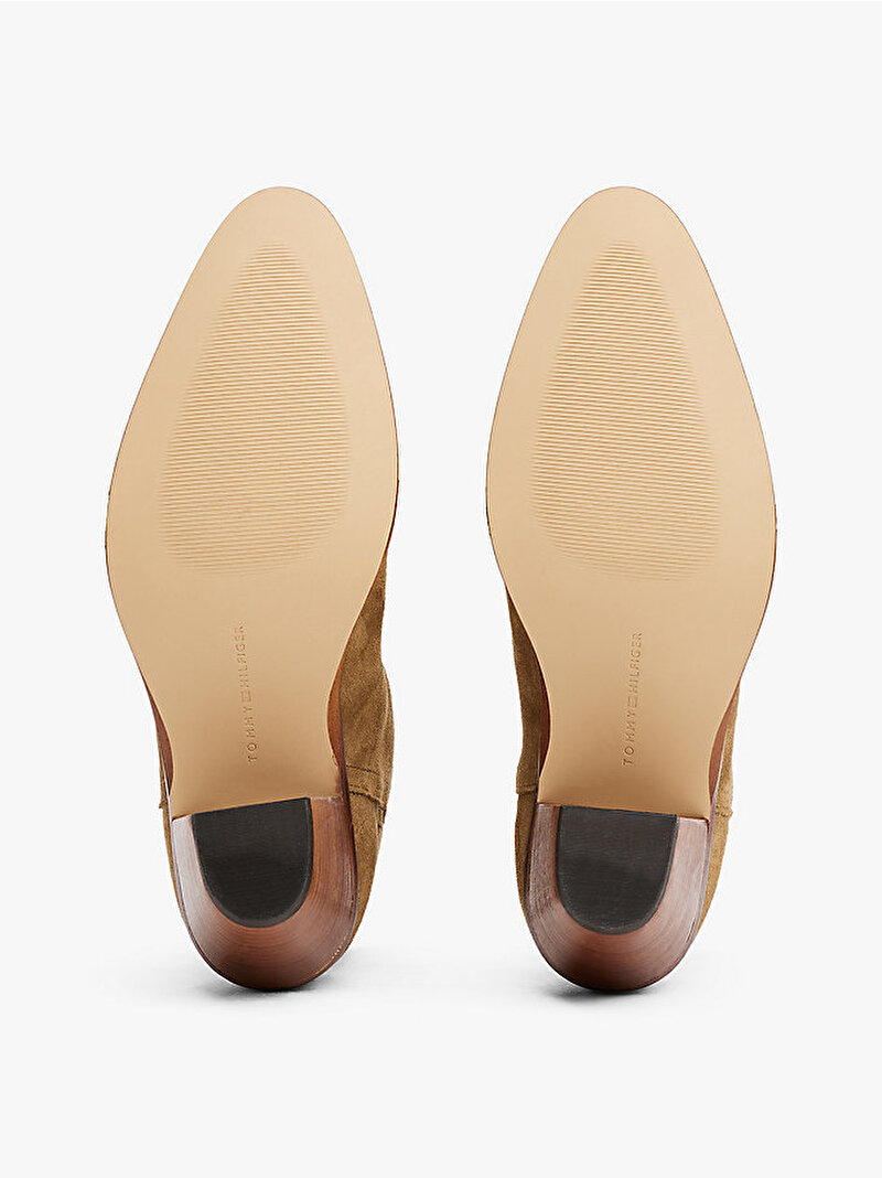 Kadın Western Mid Topuklu Bot Bej  FW0FW08888GW2