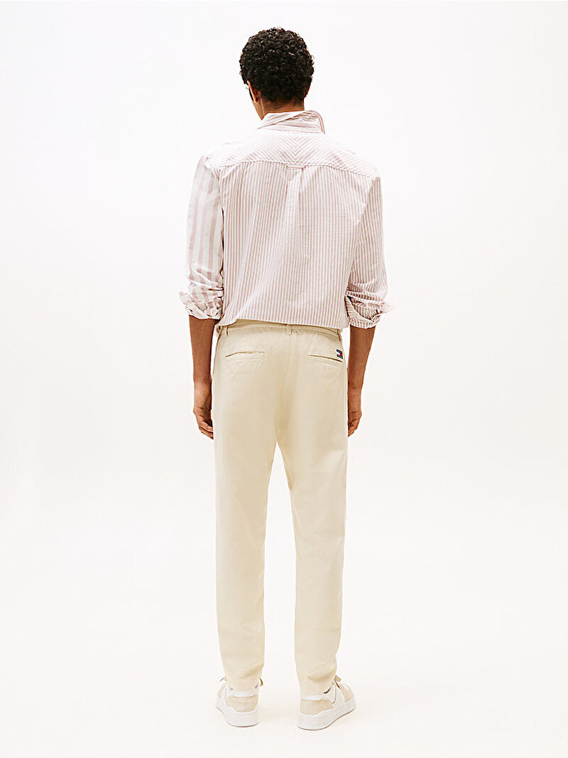 Erkek TJM Isaac Light Cotton Pantolon Bej  DM0DM21705ACH