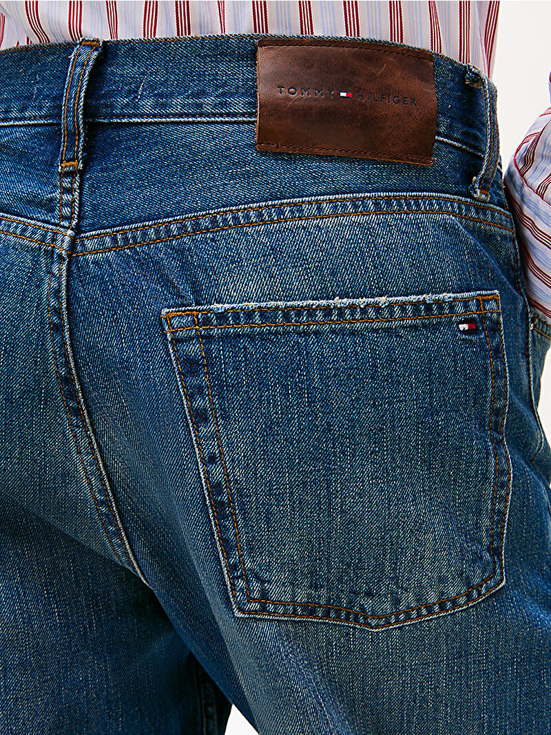 Erkek Relaxed River Jean Pantolon Mavi  MW0MW396691BM