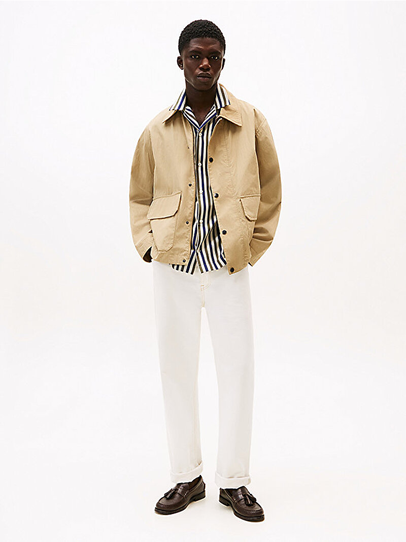 Erkek Relaxed River Jean Pantolon Ekru MW0MW406461CD