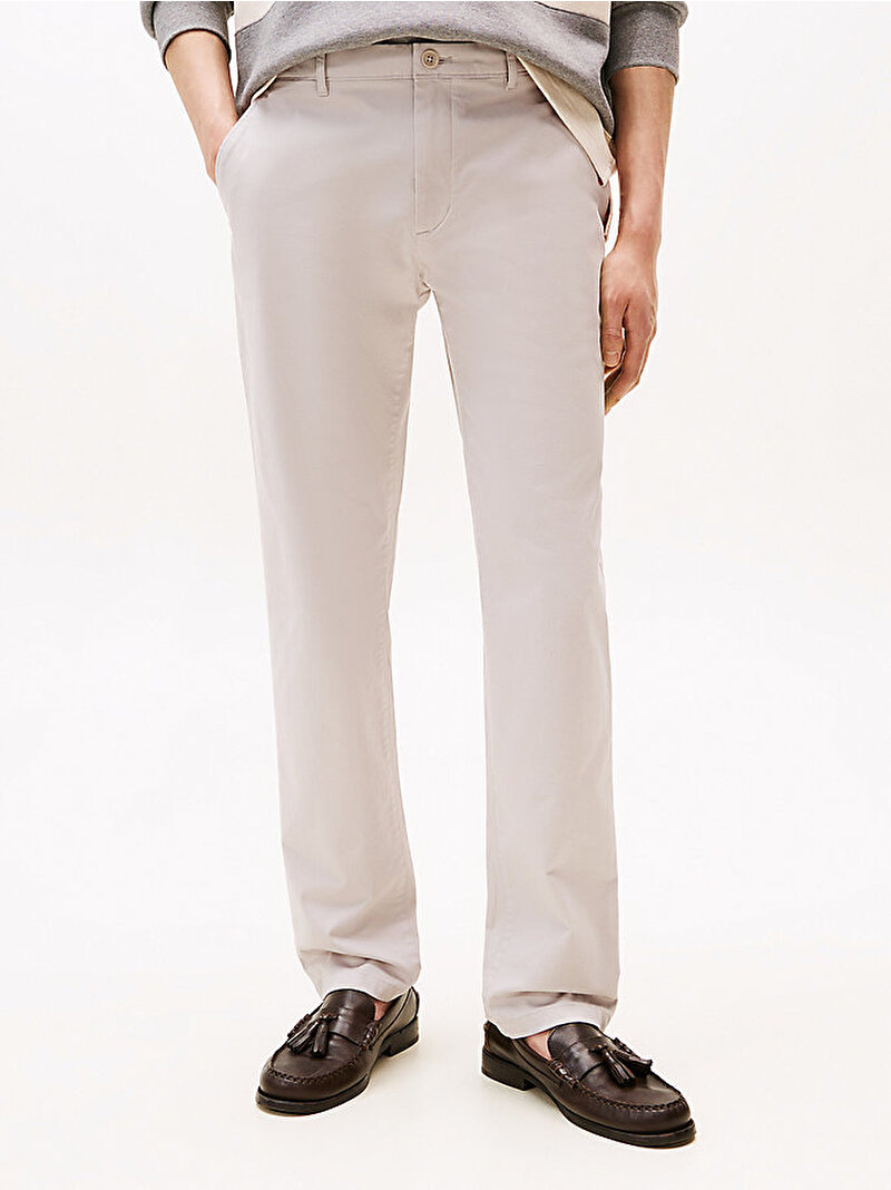 Erkek Denton Essential Chino Pantolon Gri MW0MW40262PQV