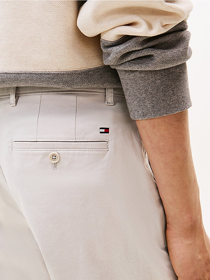 Erkek Denton Essential Chino Pantolon Gri MW0MW40262PQV