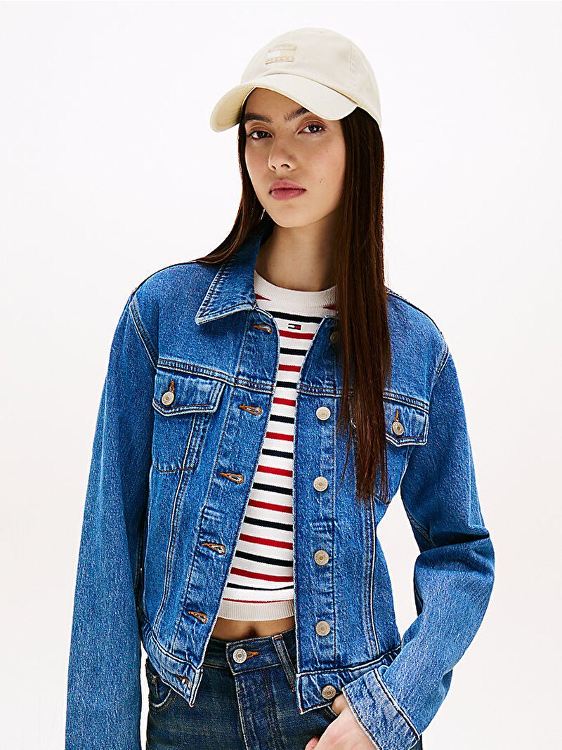 Kadın TJW Heritage Canvas Şapka Bej  AW0AW17580ACG