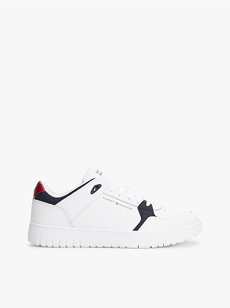 Erkek TH Basket Core Lite Sneaker Beyaz  FM0FM05518YBS