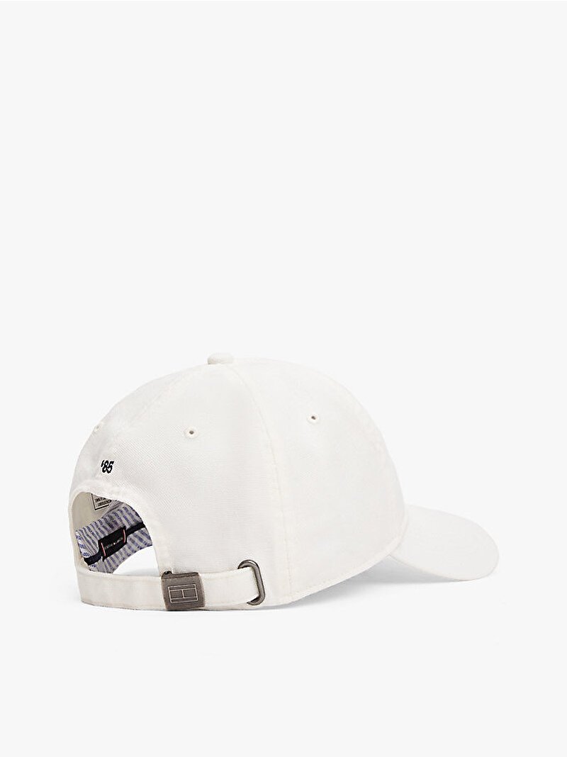 Erkek TH Flag Soft 6 Panel Şapka Beyaz  AM0AM13426YA8
