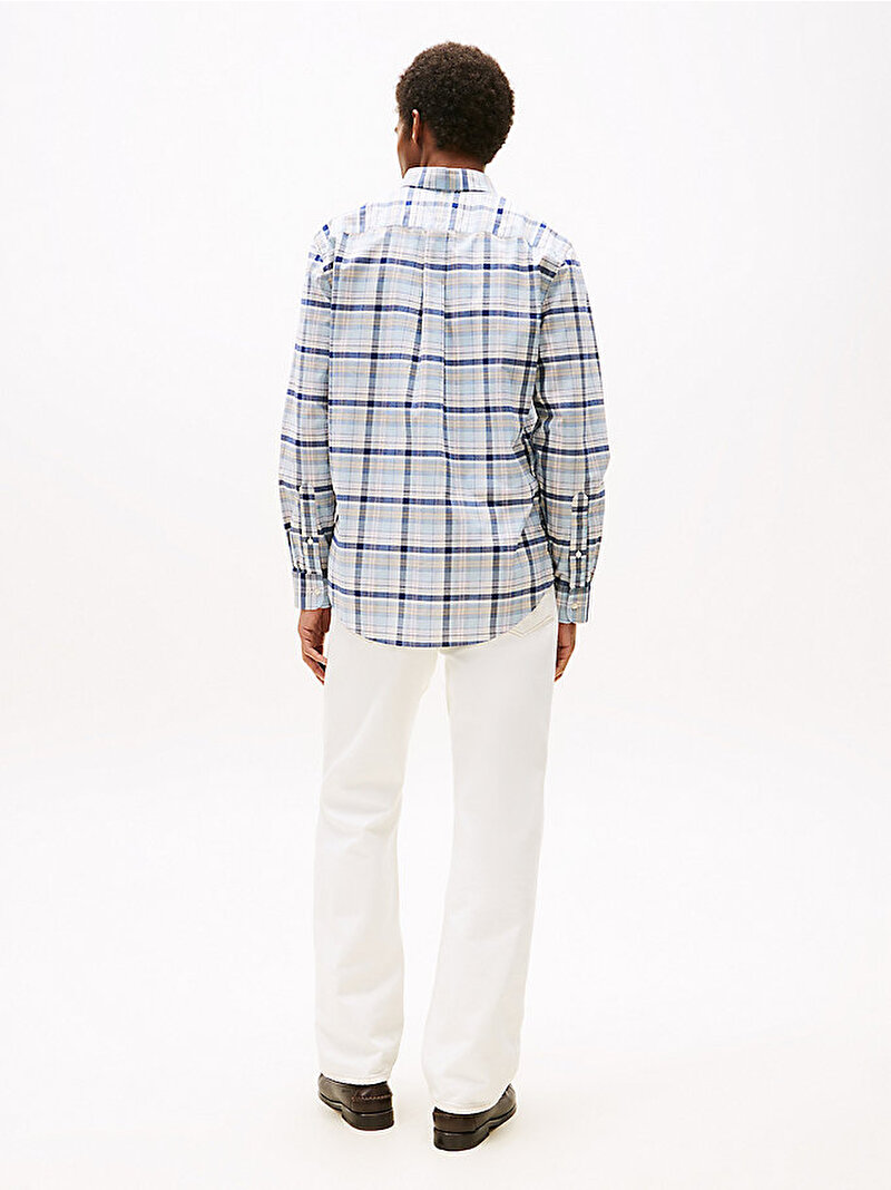 Erkek Oxford Multi Gömlek Çok renkli MW0MW394630QJ