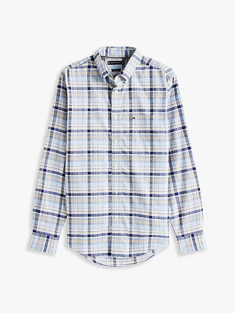 Erkek Oxford Multi Gömlek Çok renkli MW0MW394630QJ