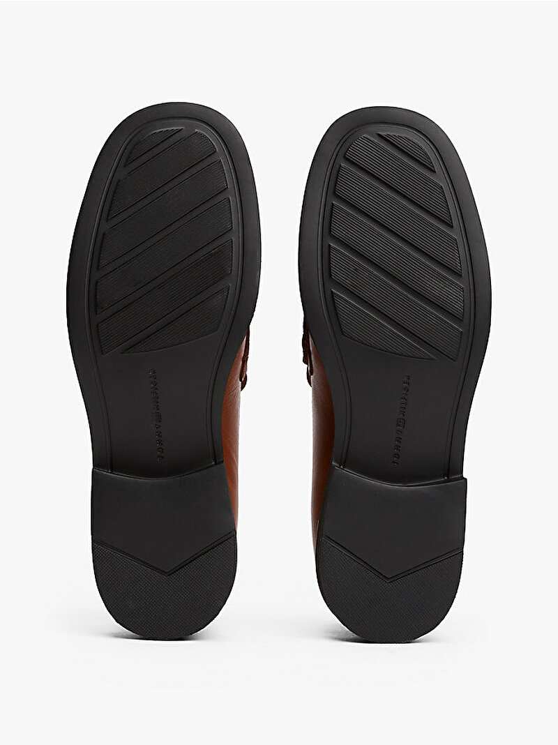 Kadın Crest Squarish Toe Loafer Kahverengi FW0FW08633GPA