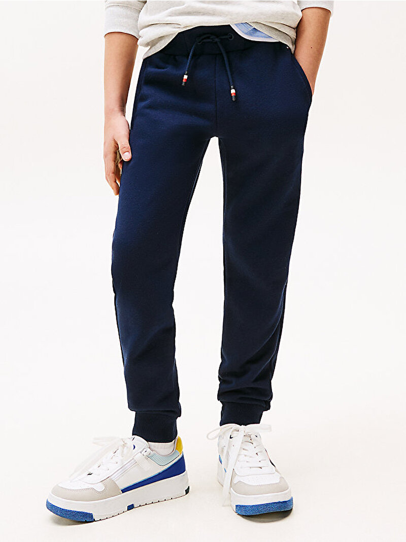 Erkek Çocuk Tommy Flag Eşofman Altı Lacivert KB0KB09694C1G