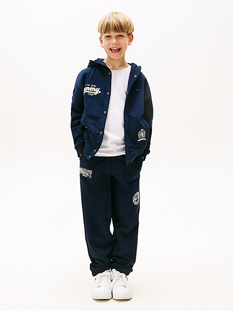 Erkek Çocuk Varsity Graphic Eşofman Lacivert KB0KB09700C1G