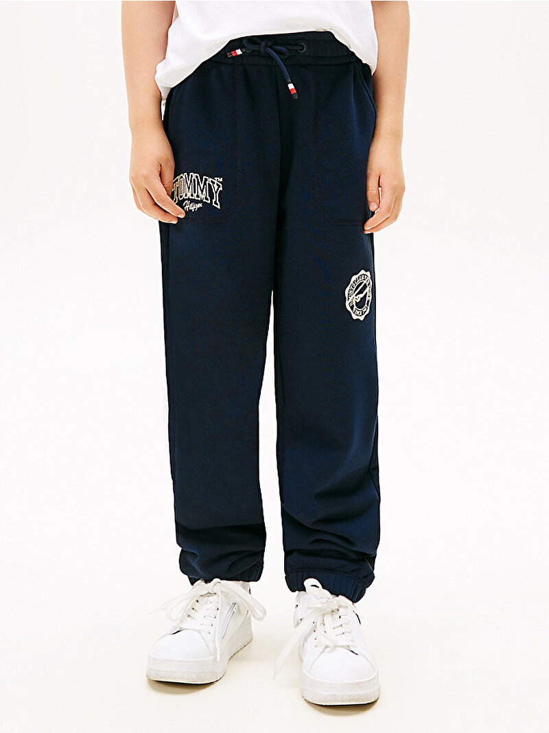 Erkek Çocuk Varsity Graphic Eşofman Lacivert KB0KB09700C1G