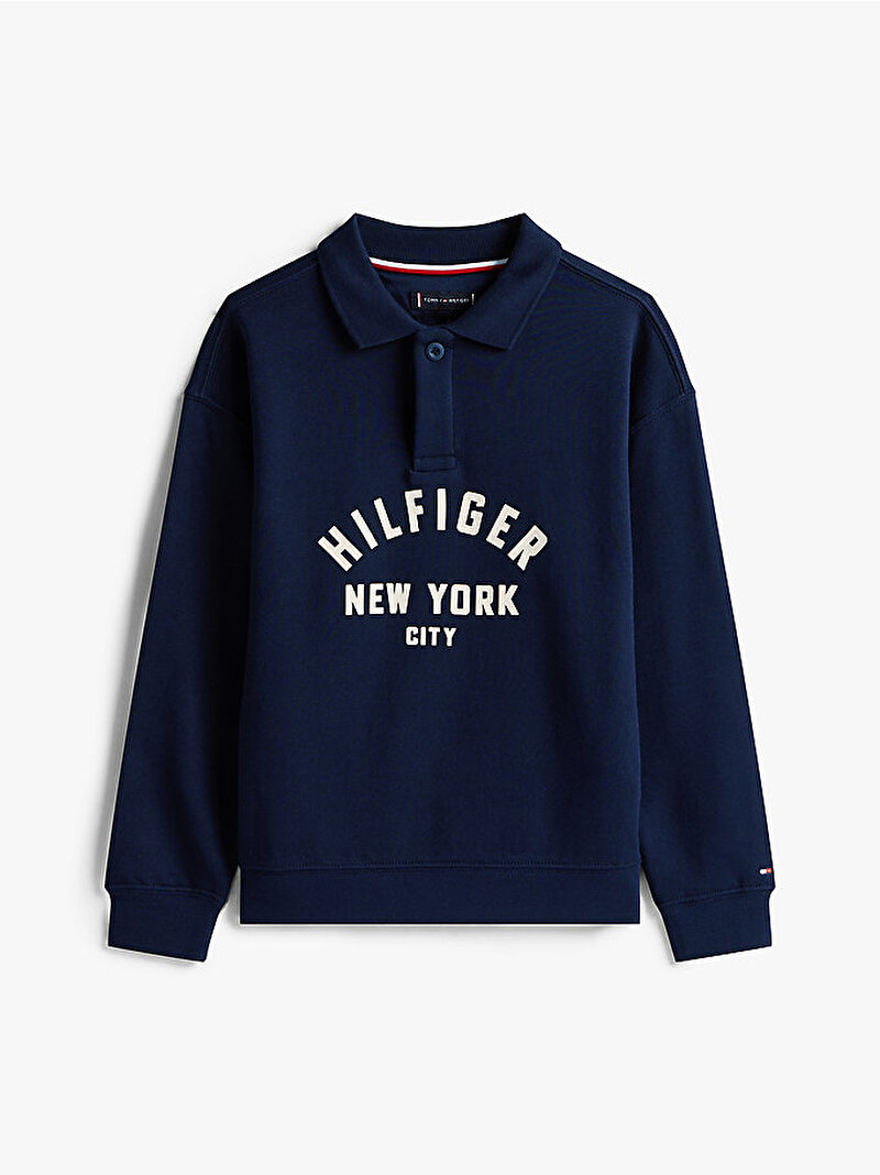 Erkek Çocuk Hilfiger Graphic Sweatshirt Lacivert KB0KB09805C1G