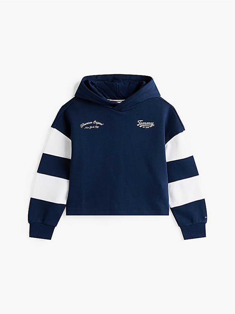 Kız Çocuk Tommy Colorblock Sweatshirt Lacivert KG0KG08687C1G