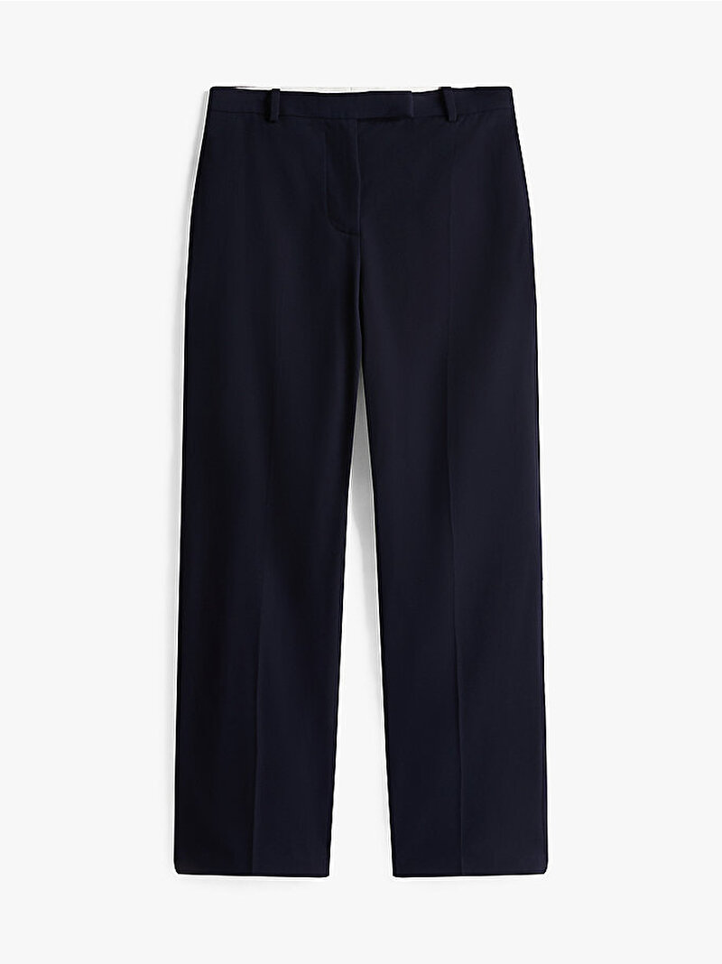 Kadın Elevated Straight Pantolon Lacivert WW0WW46811C1G