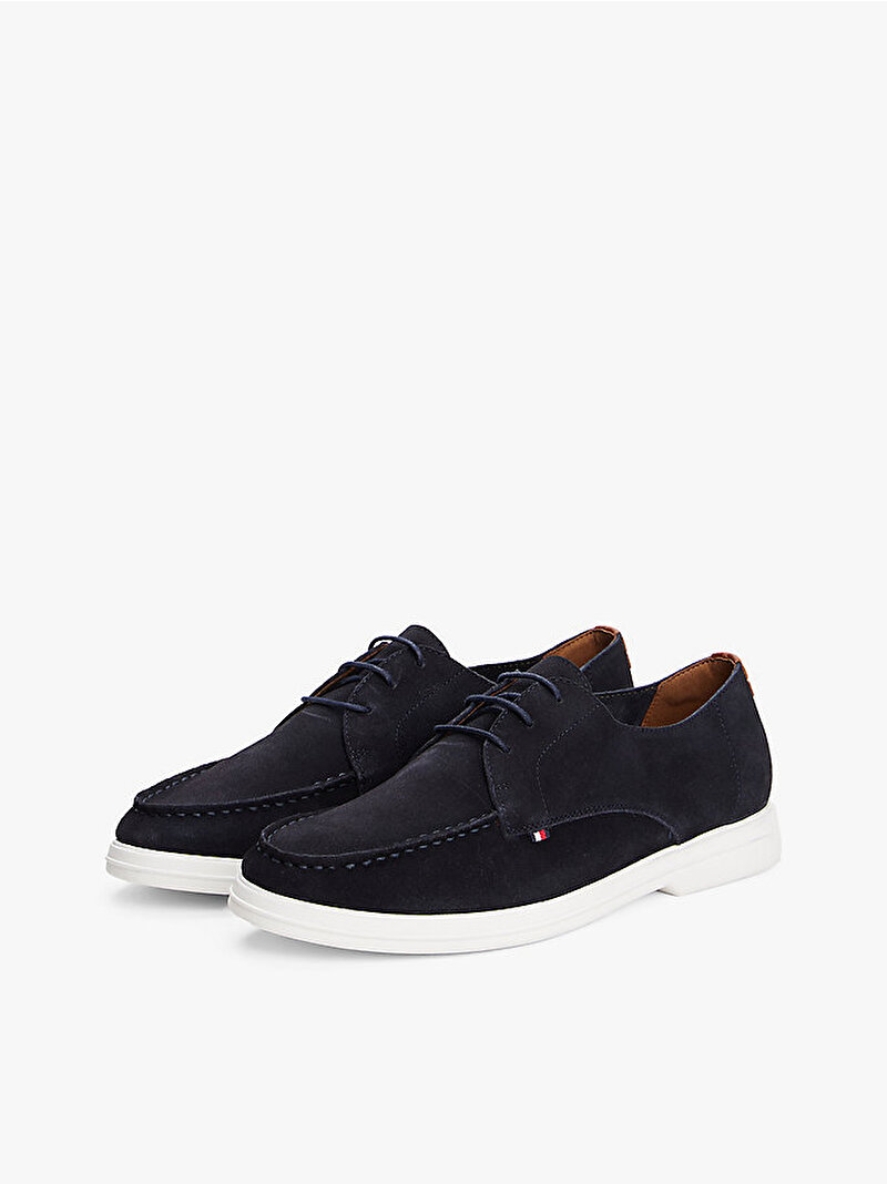 Erkek Tommy Hilfiger Süet Ayakkabı Lacivert FM0FM05495DW5