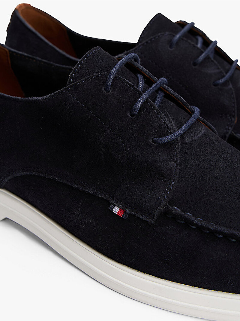 Erkek Tommy Hilfiger Süet Ayakkabı Lacivert FM0FM05495DW5