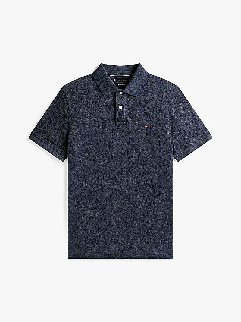 Erkek Mercerised Two Tone Polo T-shirt Lacivert MW0MW395480GZ