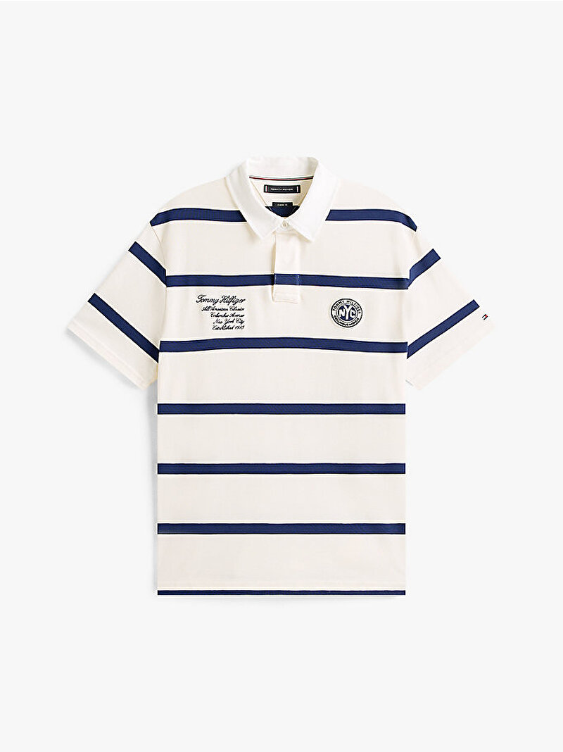Erkek Rugby Classic Polo T-shirt Lacivert MW0MW395650A4