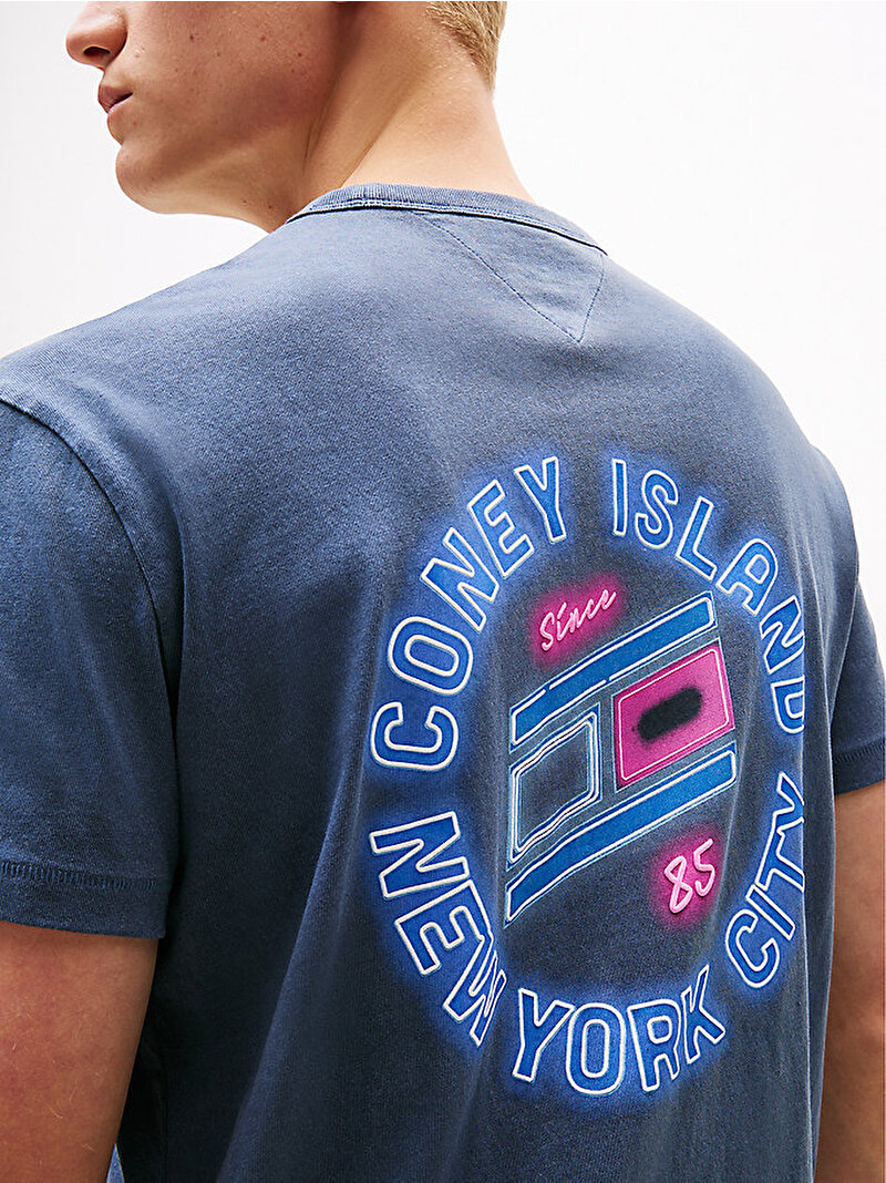 Erkek TJM Regular Novelty Fair T-shirt Lacivert DM0DM218290GY