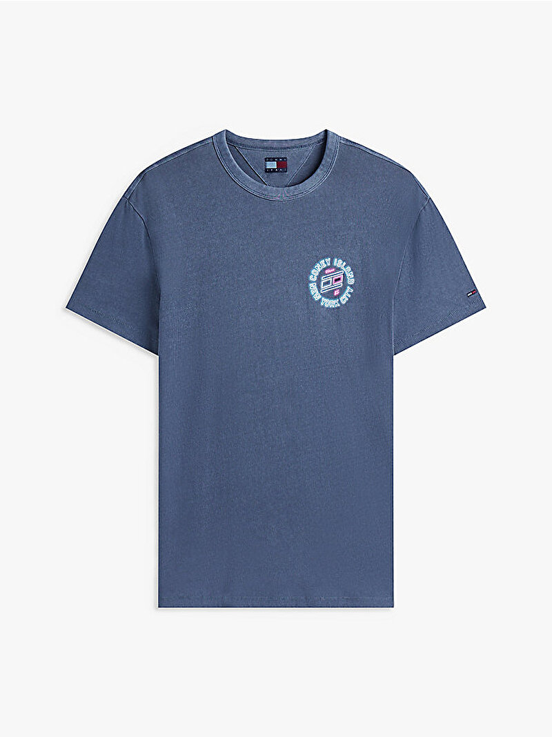 Erkek TJM Regular Novelty Fair T-shirt Lacivert DM0DM218290GY