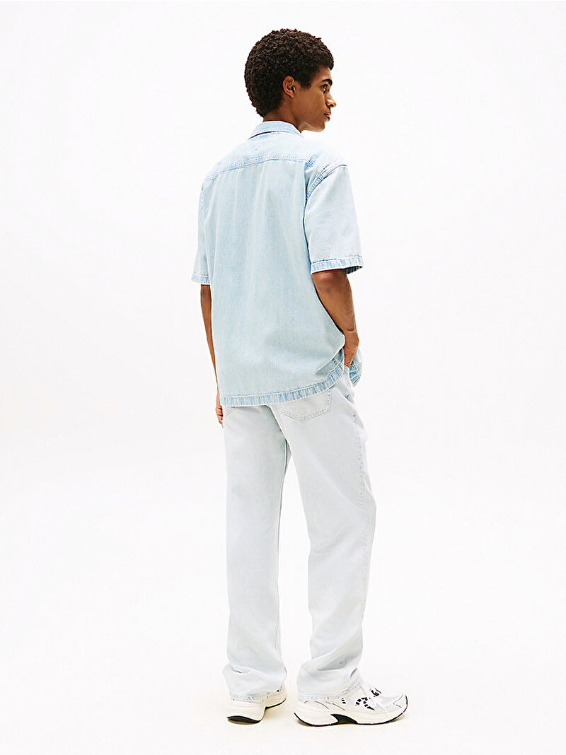 Erkek Bowler Denim Gömlek Mavi  DM0DM217281AB