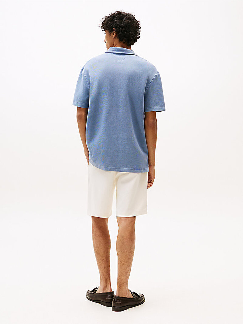 Erkek Gmd Riviera Classic Polo T-shirt Mavi  MW0MW39558C2B