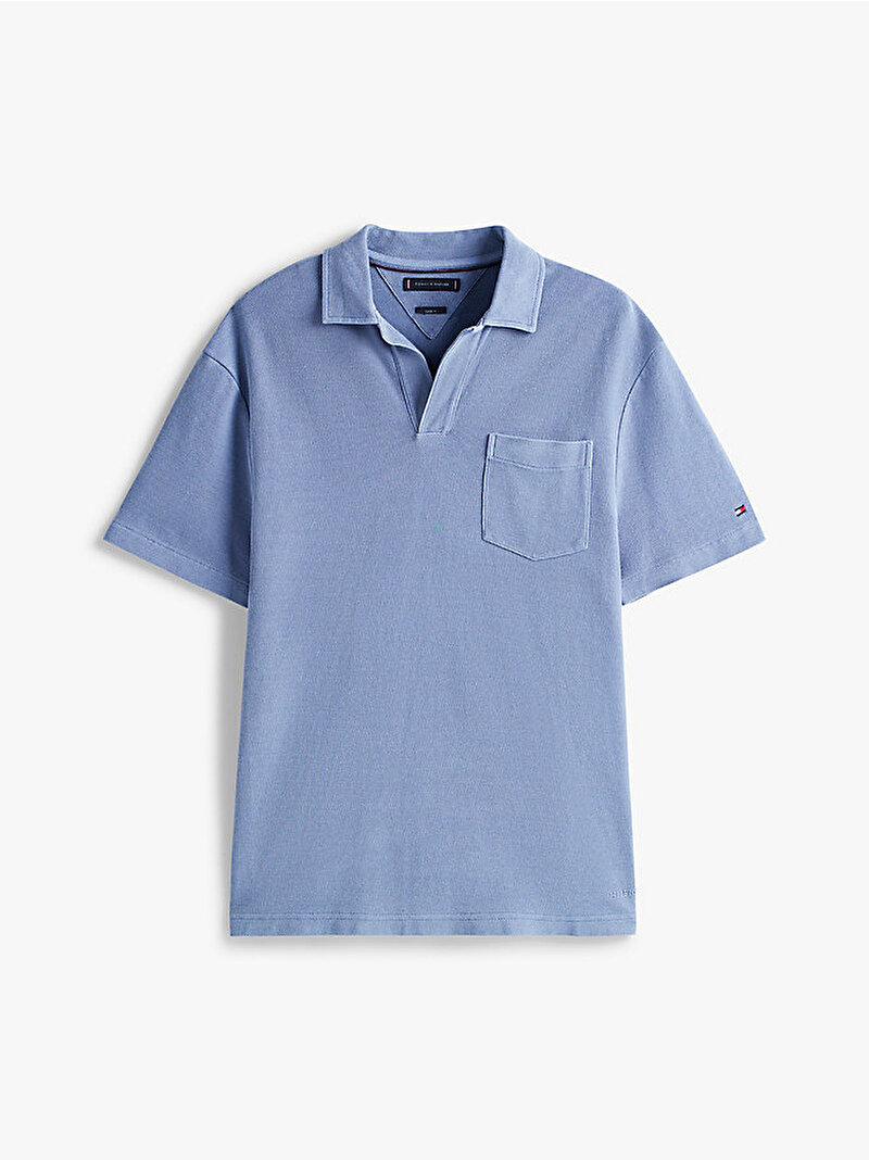 Erkek Gmd Riviera Classic Polo T-shirt Mavi  MW0MW39558C2B