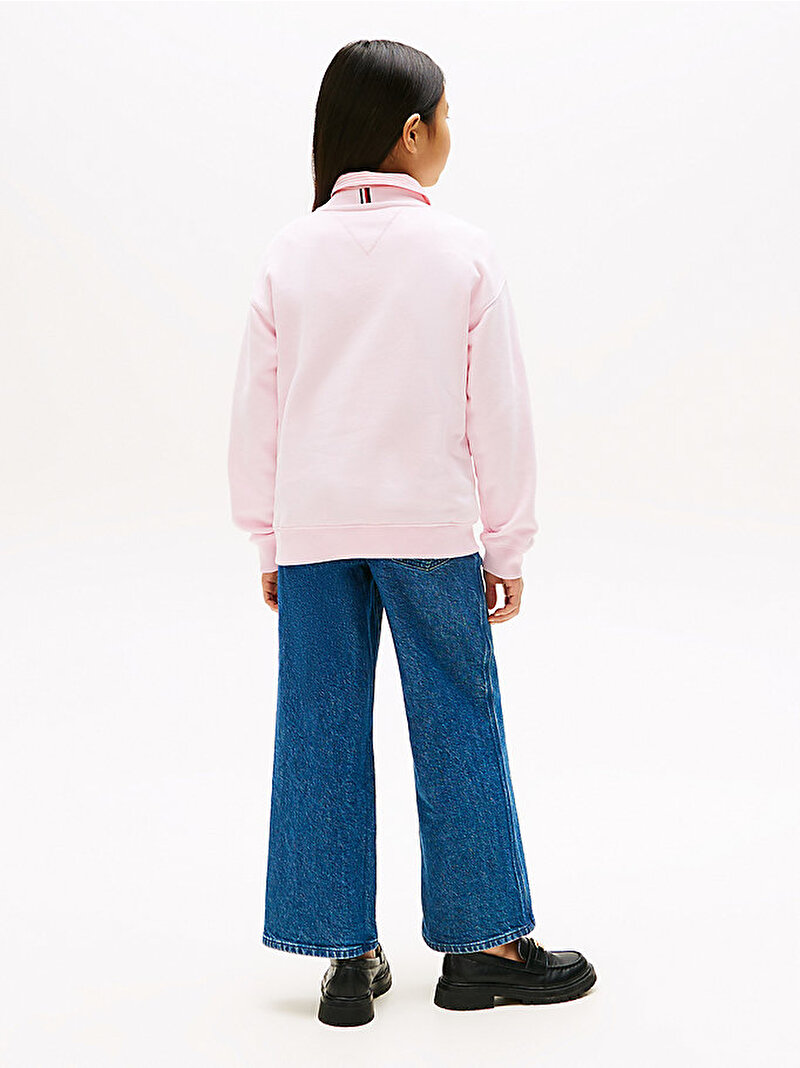 Kız Çocuk Striped Shirt Detail Gömlek Pembe  KG0KG08614TIA