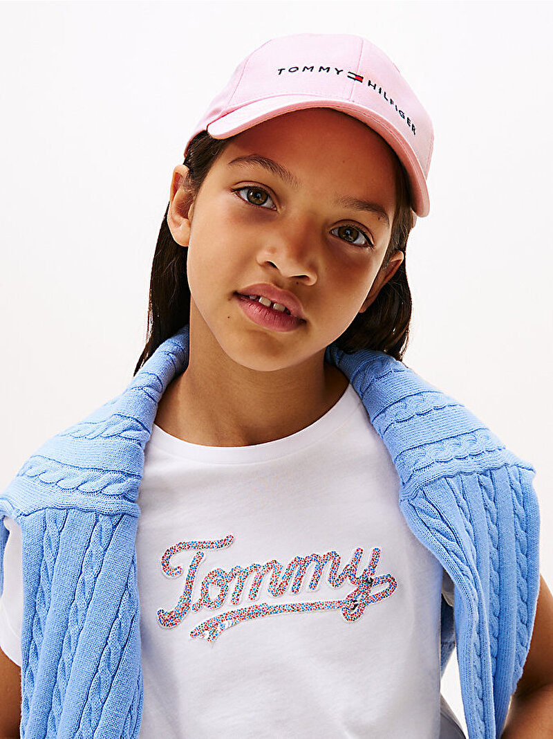 Çocuk Unisex TH Essential Şapka Pembe  AU0AU02020TOG