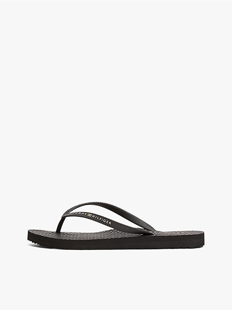 Kadın Hilfiger Strap Plaj Terliği Siyah FW0FW08736BDS