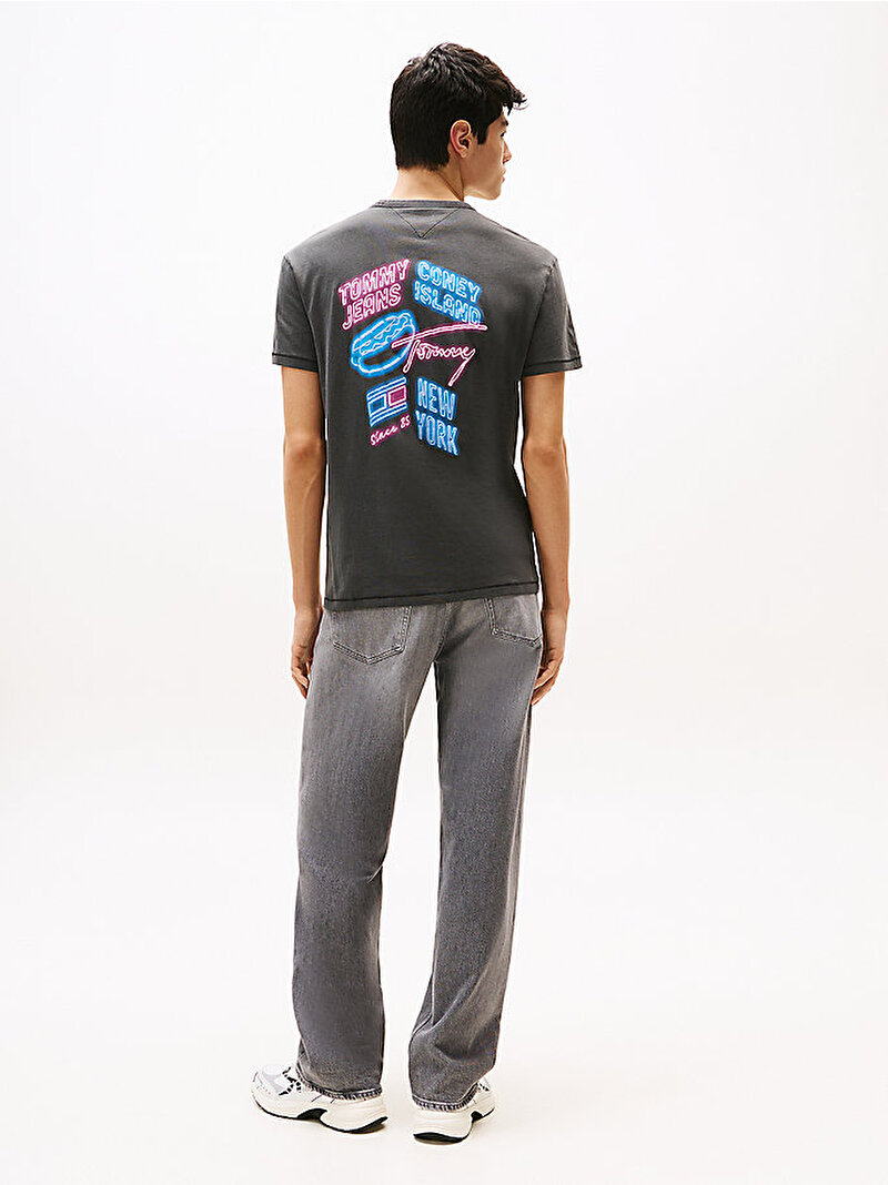 Erkek TJM Regular Novelty Fair T-shirt Gri DM0DM21829BDS