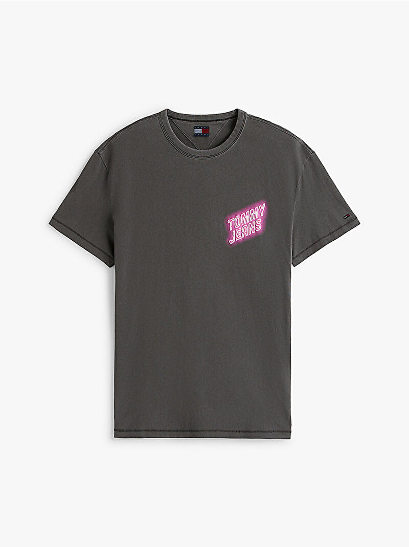 Erkek TJM Regular Novelty Fair T-shirt Gri DM0DM21829BDS