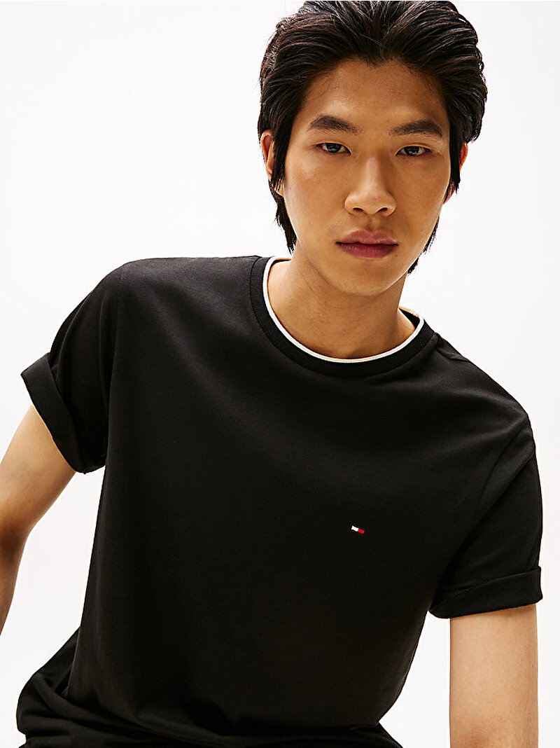 Erkek Cotton Modal T-shirt Siyah MW0MW39368BDS