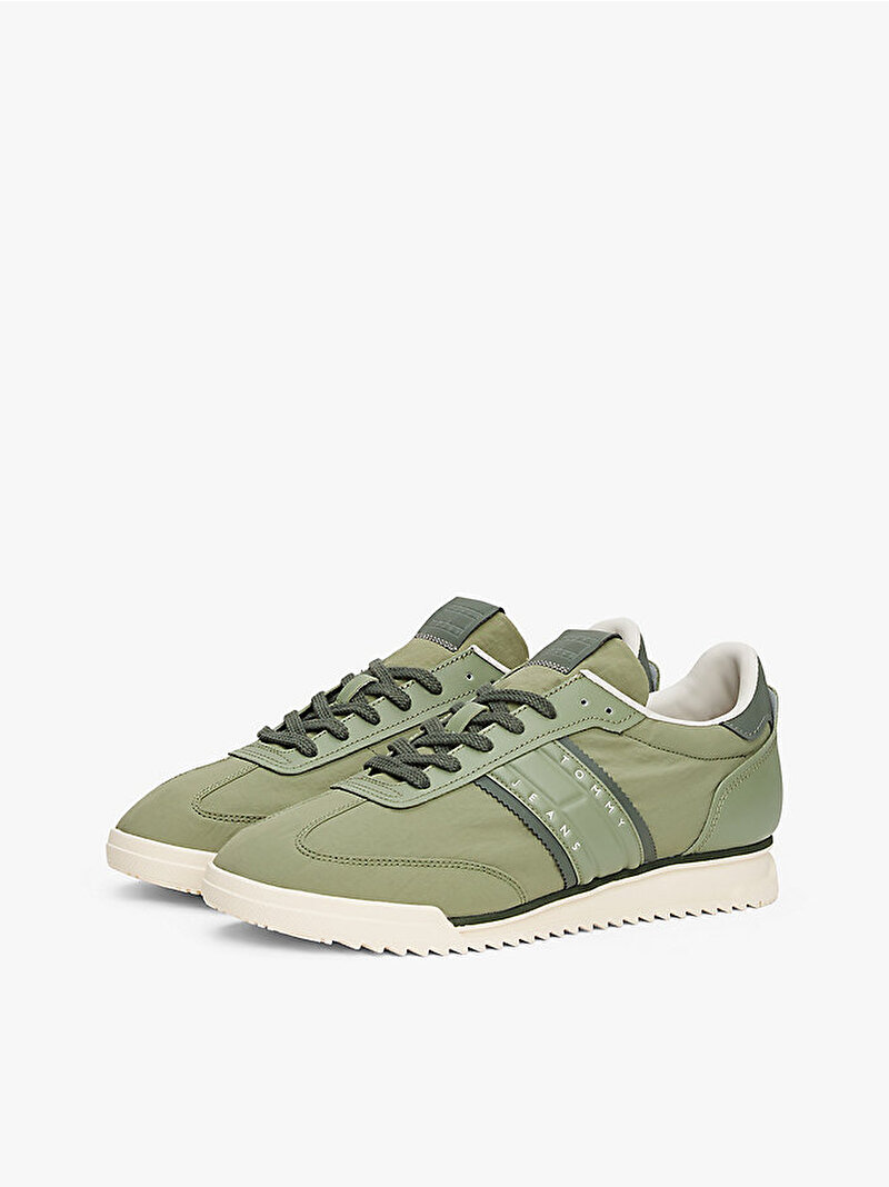 Erkek TJM Runner Cleated Sneaker Yeşil EM0EM01598MR6