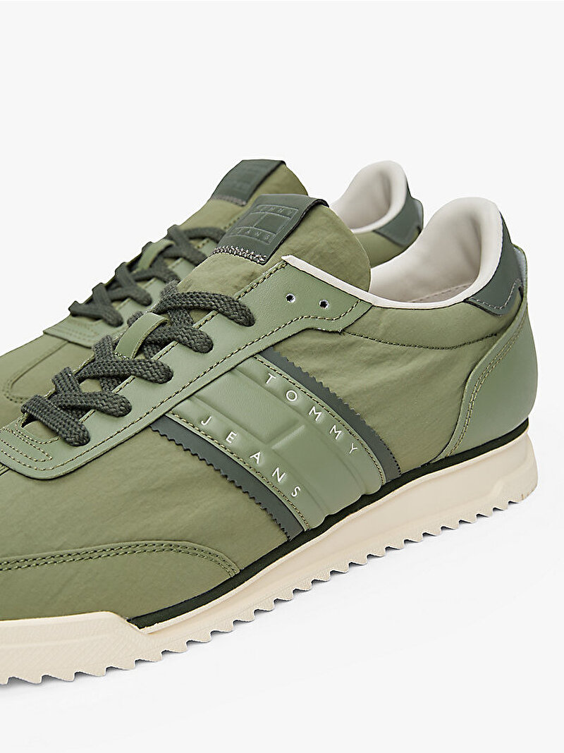 Erkek TJM Runner Cleated Sneaker Yeşil EM0EM01598MR6