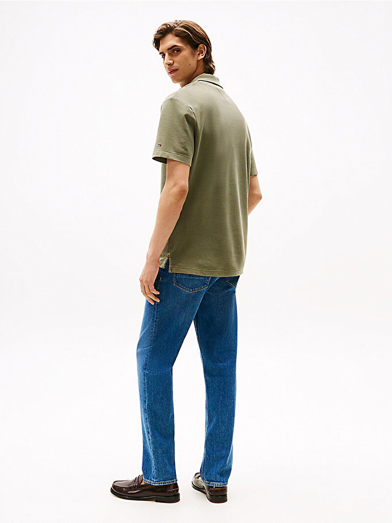 Erkek Gmd Riviera Classic Polo T-shirt Yeşil MW0MW39558PLI