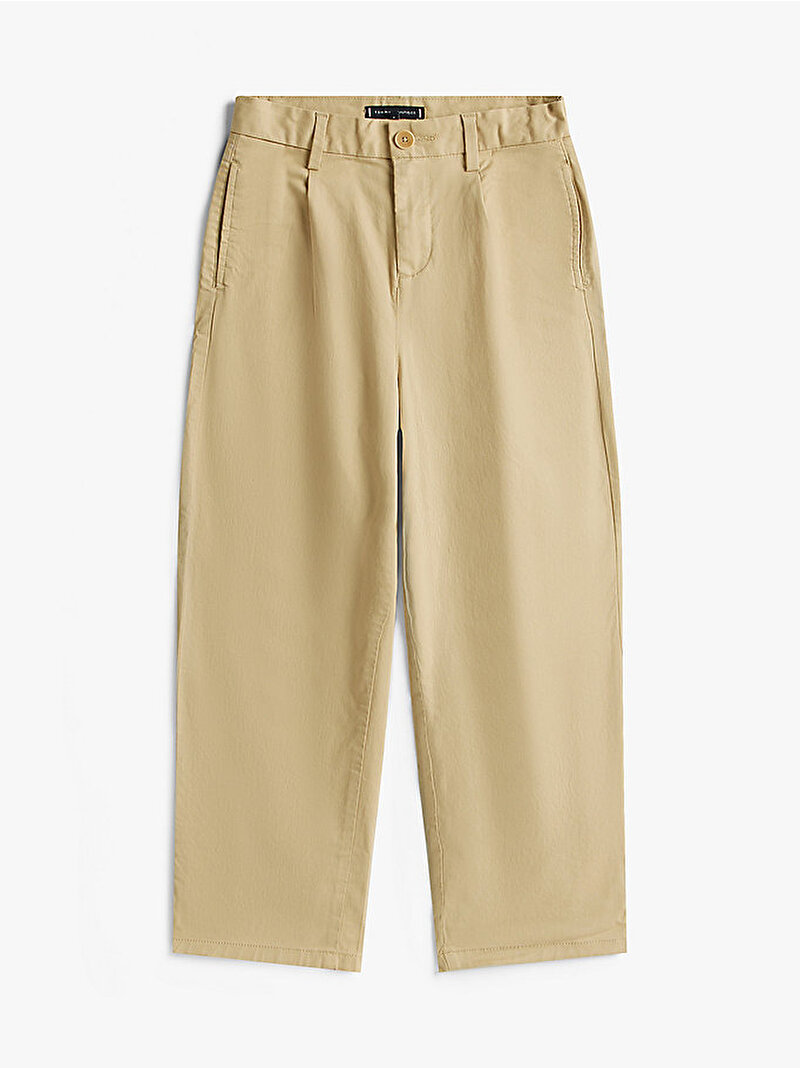 Erkek Çocuk Pleated Chino Pantolon Bej  KB0KB09780AB9