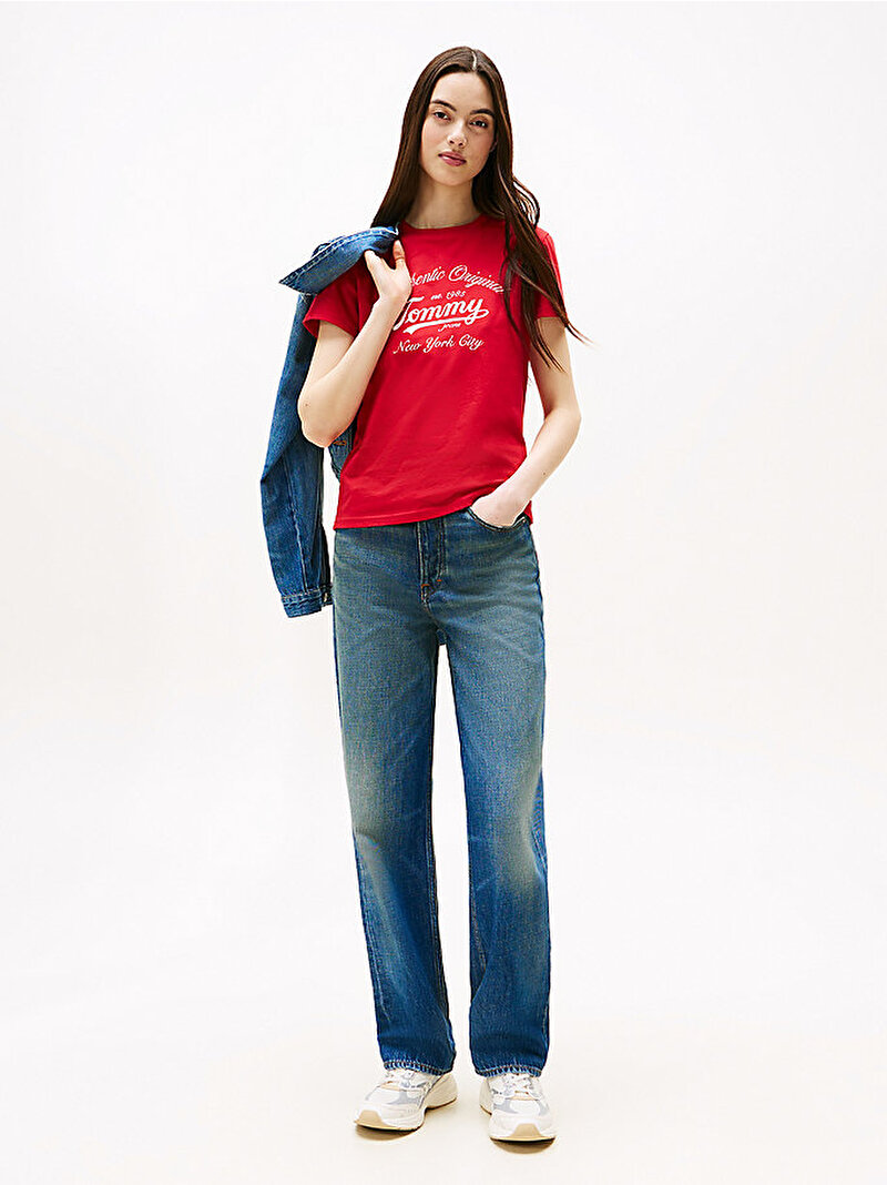 Kadın Layla Slim Jean Pantolon Mavi  DW0DW205121A5