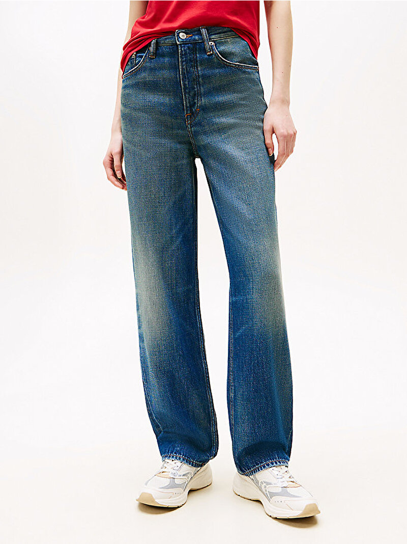 Kadın Layla Slim Jean Pantolon Mavi  DW0DW205121A5
