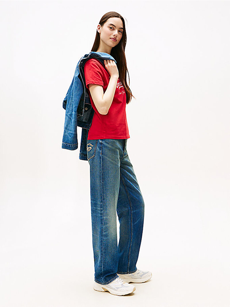 Kadın Layla Slim Jean Pantolon Mavi  DW0DW205121A5