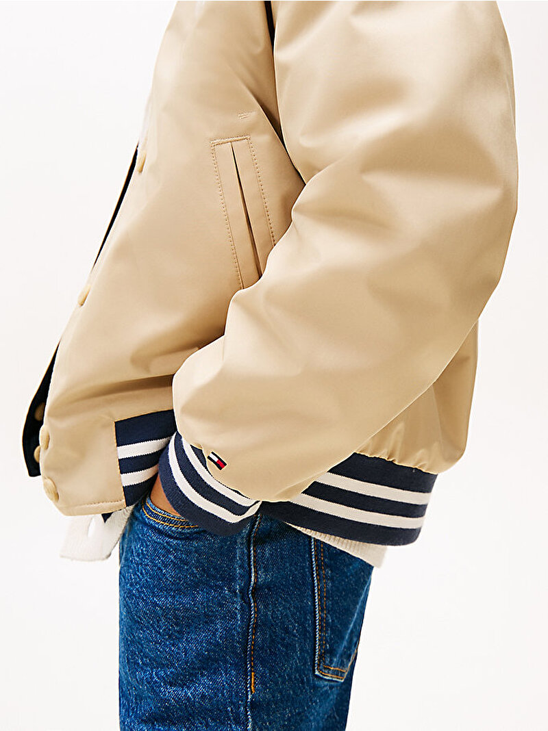 Erkek Çocuk Reversible Bomber Ceket Bej  KB0KB09740AB9