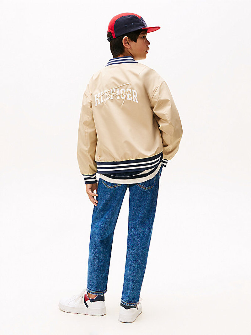 Erkek Çocuk Reversible Bomber Ceket Bej  KB0KB09740AB9