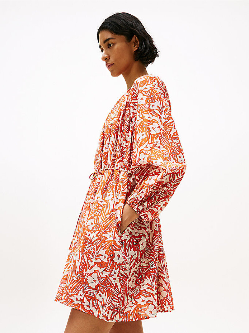 Kadın Co Silk Voile Short Elbise Turuncu WW0WW458310JG