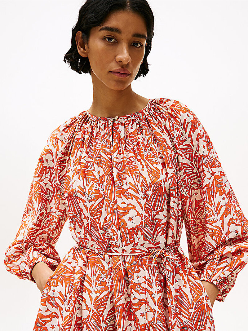 Kadın Co Silk Voile Short Elbise Turuncu WW0WW458310JG