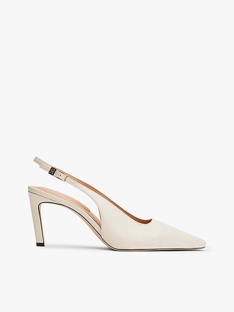 Kadın Squared Toe Topuklu Ayakkabı Bej  FW0FW08636ACG