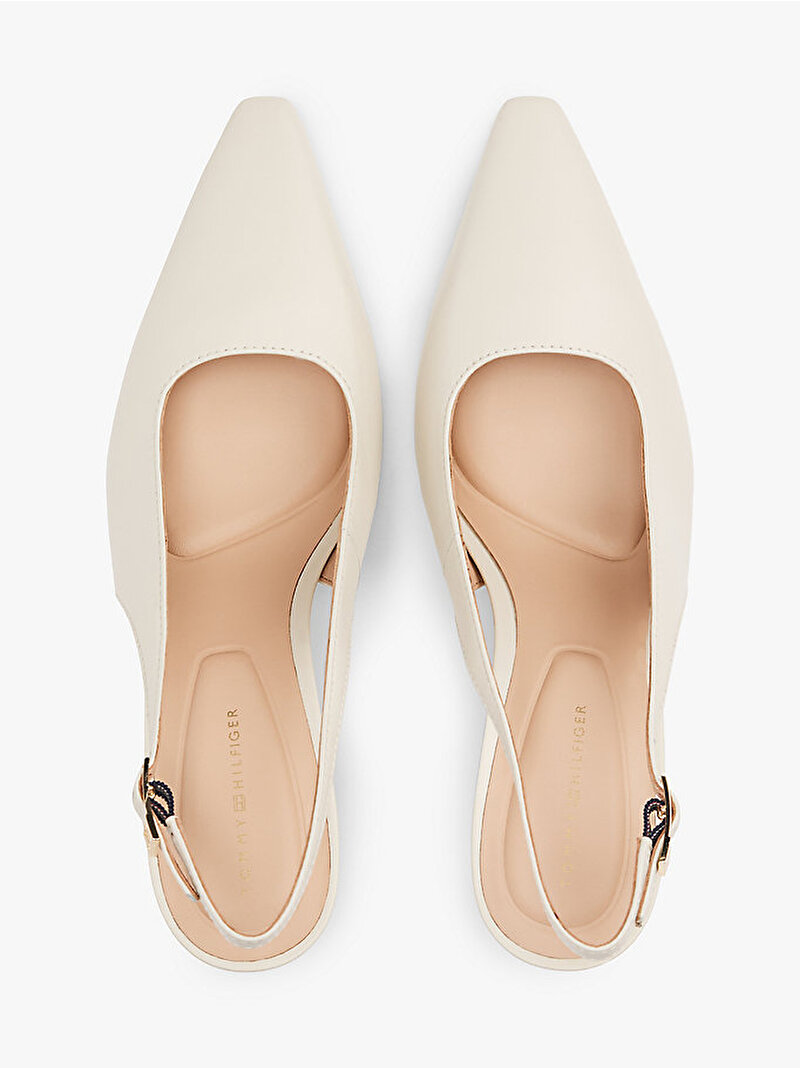 Kadın Squared Toe Topuklu Ayakkabı Bej  FW0FW08636ACG