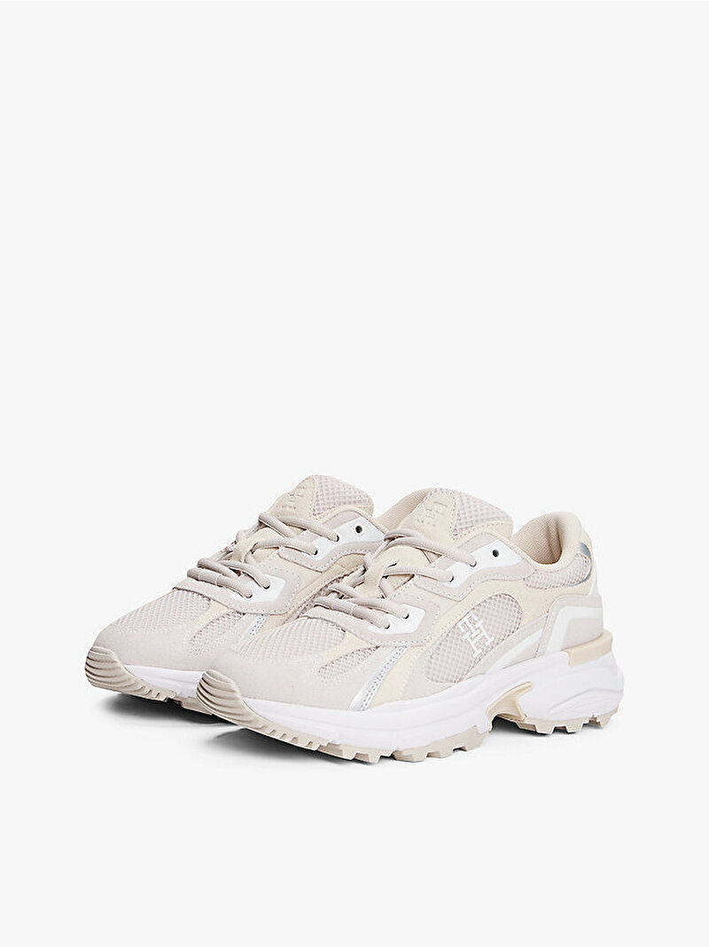 Kadın TH Modern Rugged Runner Sneaker Bej  FW0FW086920F6