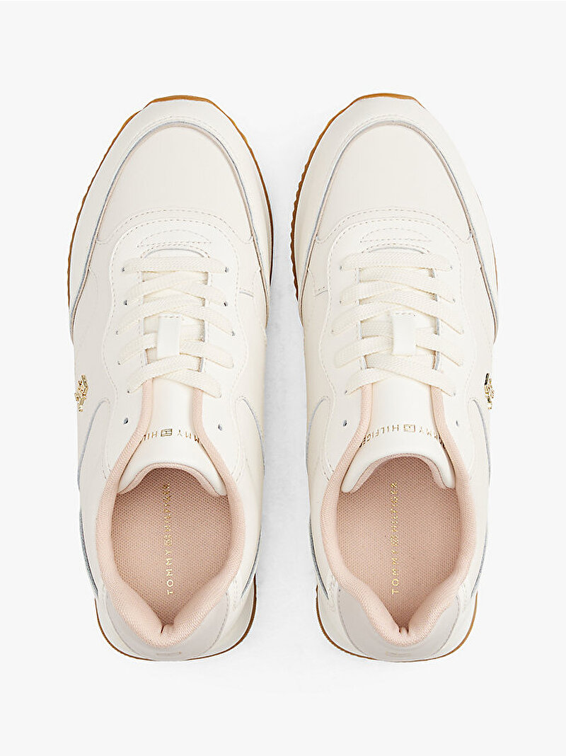 Kadın Leather Runner Sneaker Bej  FW0FW086960LI