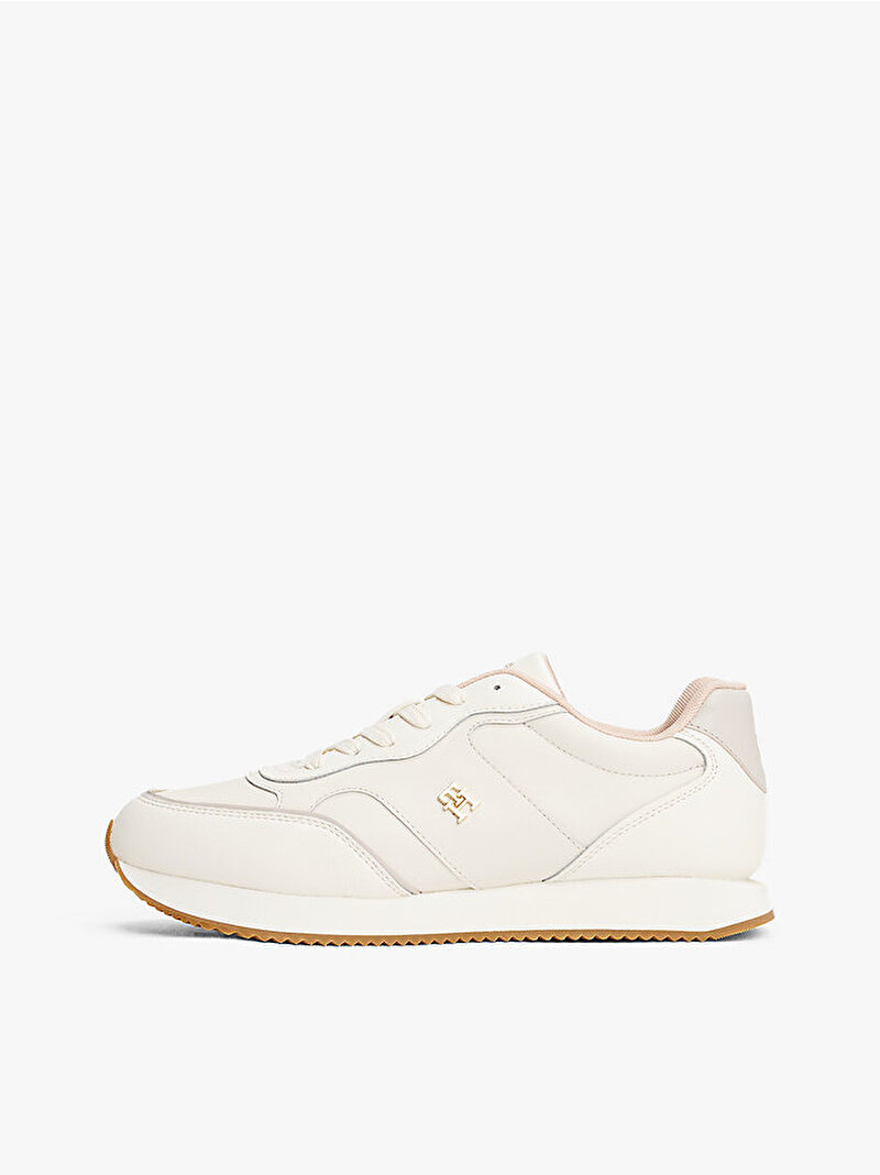 Kadın Leather Runner Sneaker Bej  FW0FW086960LI
